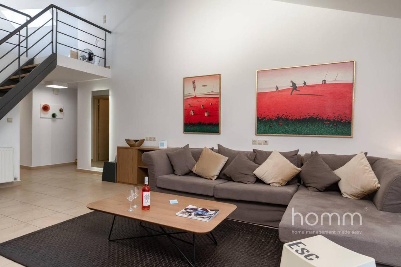 137Sqm Homm Apartment With Acropolis View 7Ppl Афины Экстерьер фото
